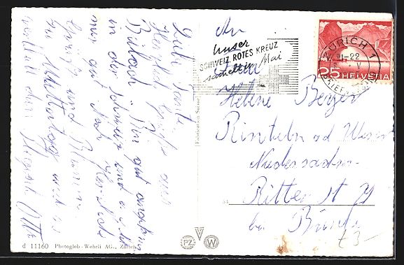 Cartoline postali: Bülach, Ortsansicht aus der Vogelschau – Usato da Berlin venduto da bartko-reher 1