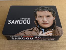 Michel Sardou "L'Intégrale" Jubiläumsbox 18 CDs, 8 DVDs etc