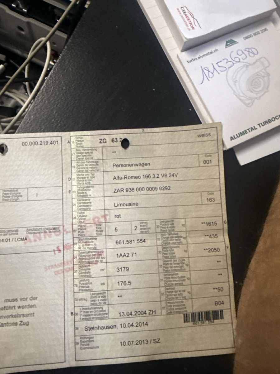 Alfa Romeo Automobili: Alfa 166 3.2 TI – Usato da Corseaux venduto da RGS.26 6
