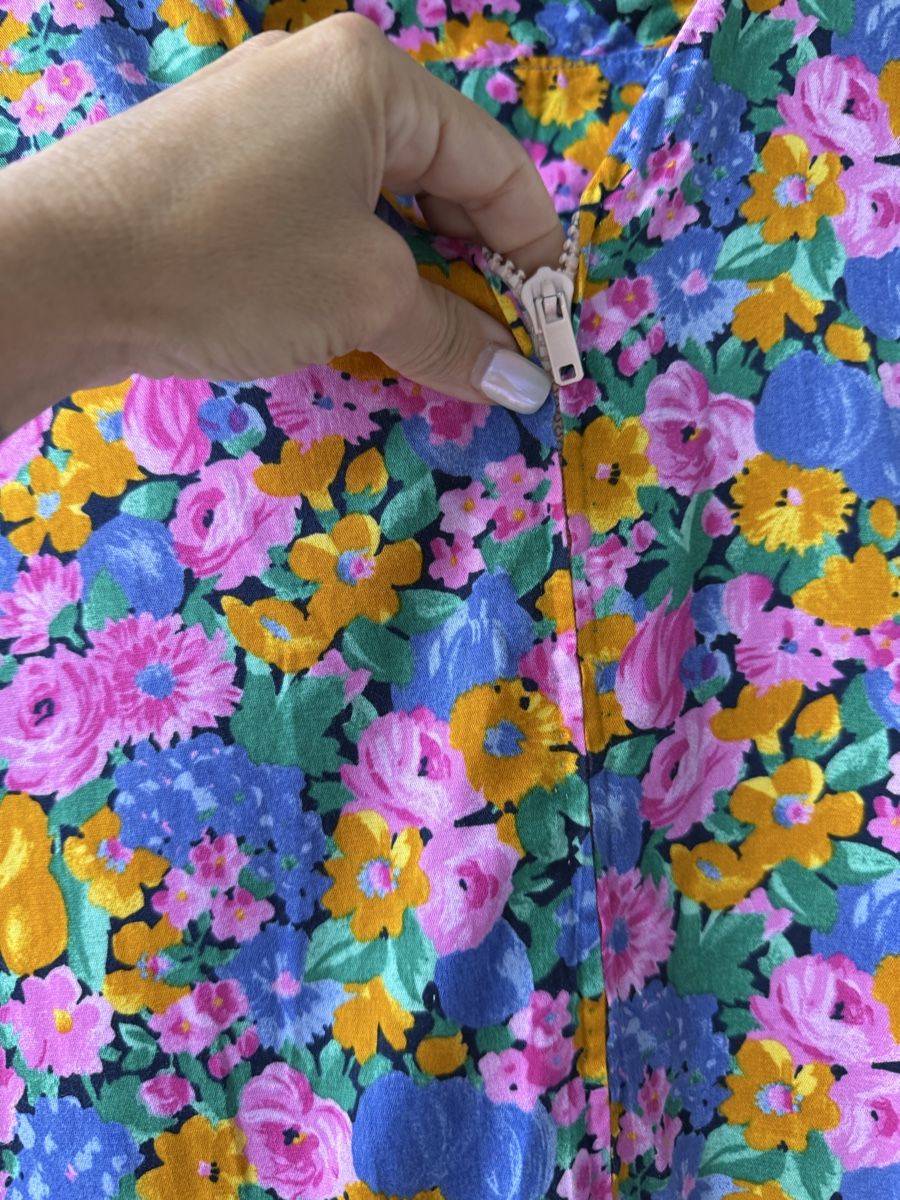 Robes: Abito donna floreale anni 80 taglia S – D'occasion à Castagnola par BlondiePosh 5