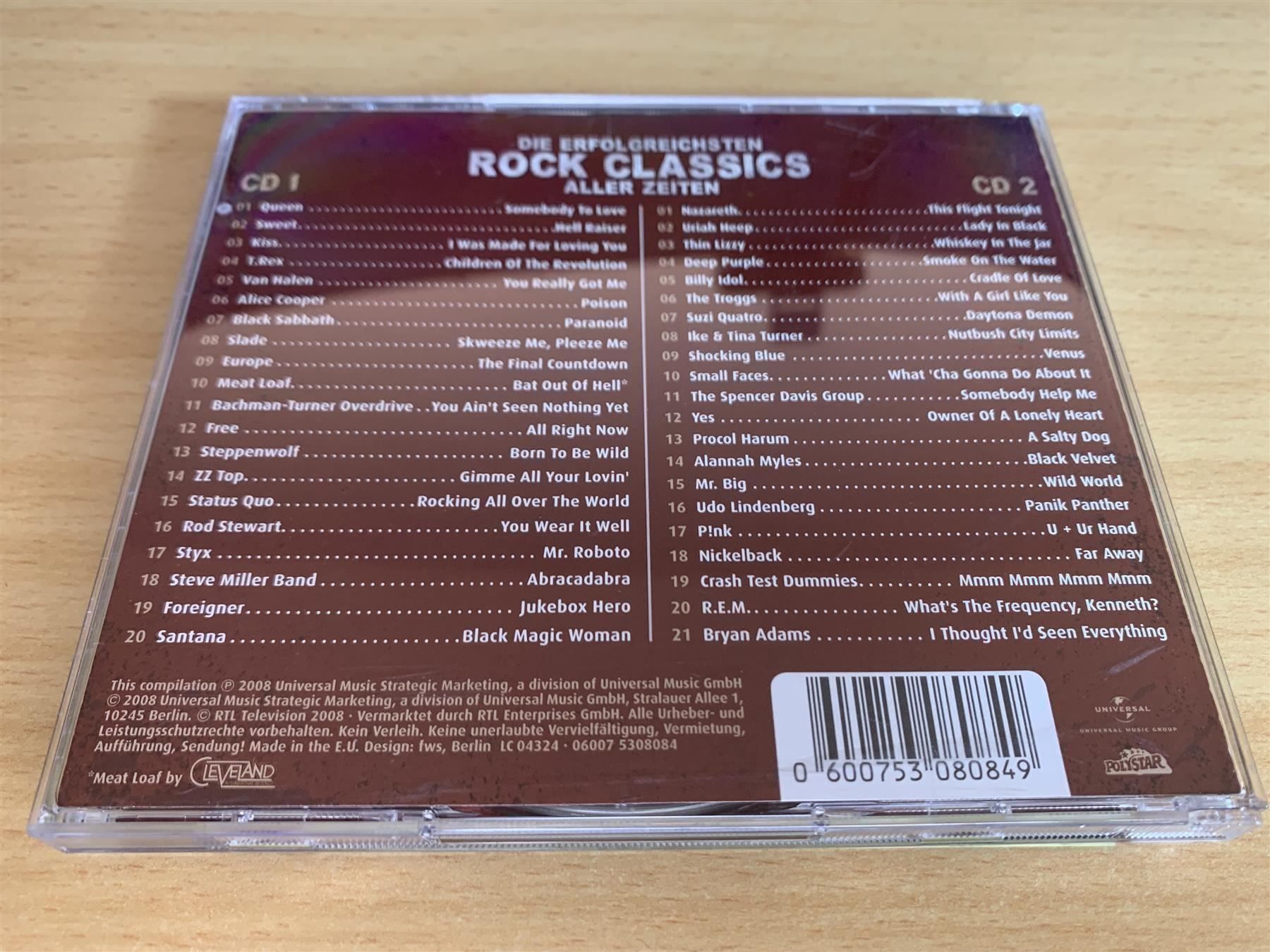 CD: Chart Show - Rock Classics - 2 CD – Usato da Rikon im Tösstal venduto da Alpenmutz 1