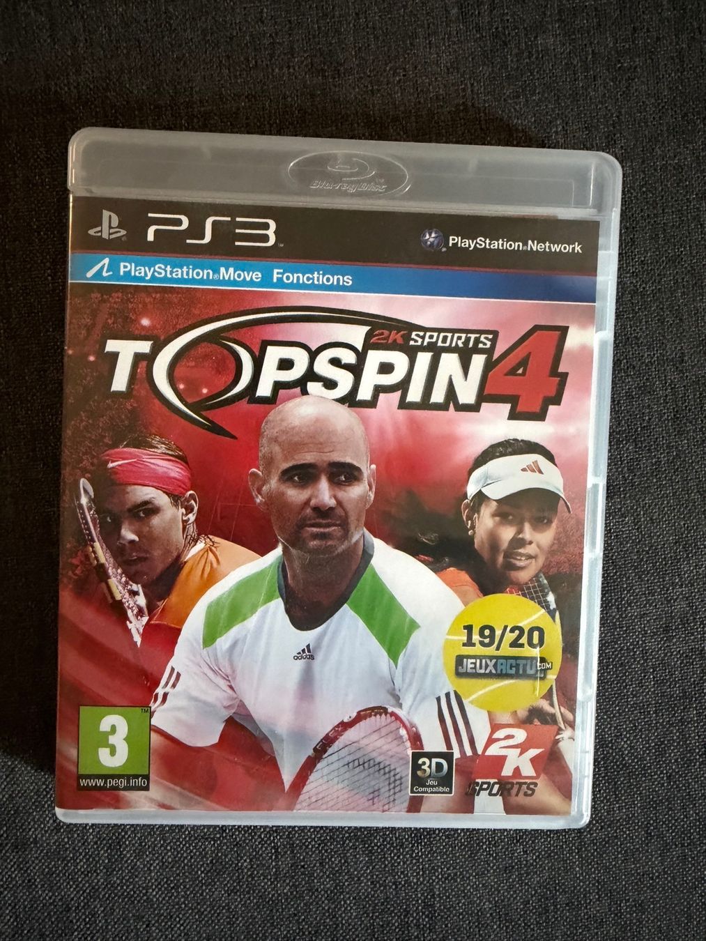 Sony Giochi: Top Spin 4 PS3 – Complet avec notice – Usato da Carouge GE venduto da Pierre_C