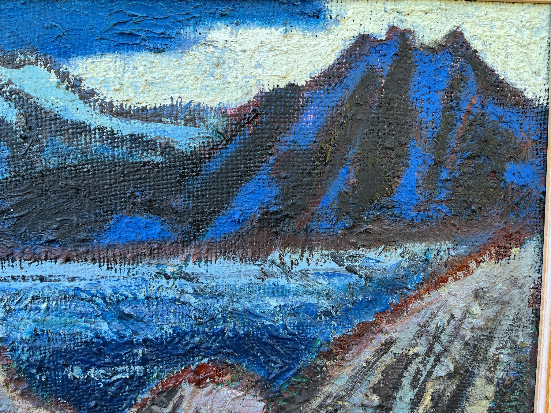 Dipinti: Gemälde / Urlandschaft von ADOLF MATHYS      (ID L178) – Usato da Gelterfingen venduto da art-and-more 3