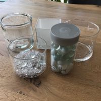 Dekogläser mit Dekosteinen & Granulat
