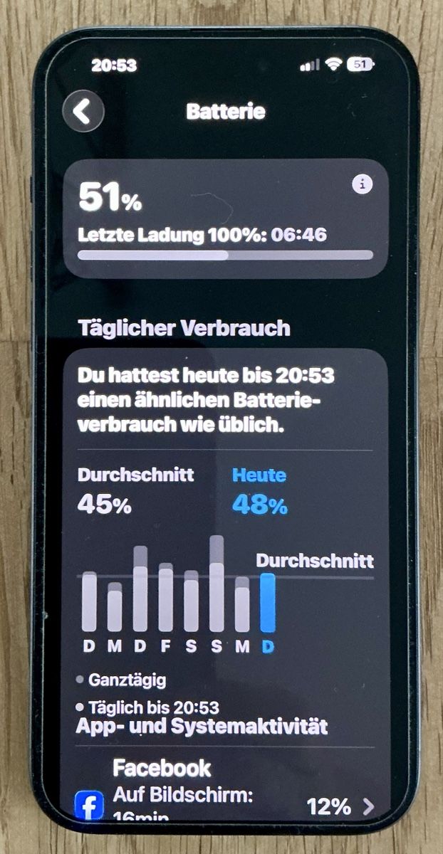 Apple Handys / Smartphones: Apple iPhone 15 Plus 128 GB – Gebraucht aus Reinach AG von sabaton63 5