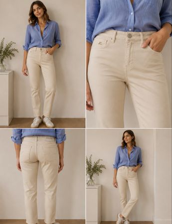 Jeans JACOB COHEN creme GR. 27 neu - NP CHF 429.-