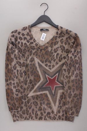 Nice Connection Wollpullover Gr. 38 mit Tierdruck neuwertig