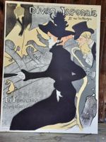 Plakat/ Bild, Divan Japonais. Aufgezogen auf Platte
