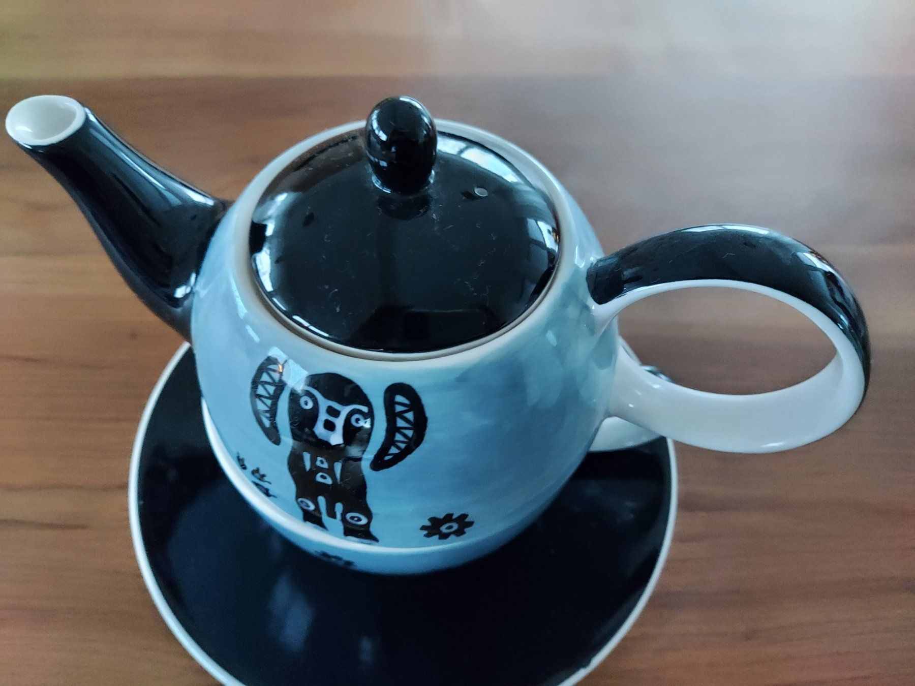 Teiere: Teekannen-Set Teekanne mit Tasse – Nuovo (secondo la descrizione) da Küssnacht am Rigi venduto da Mukare 2