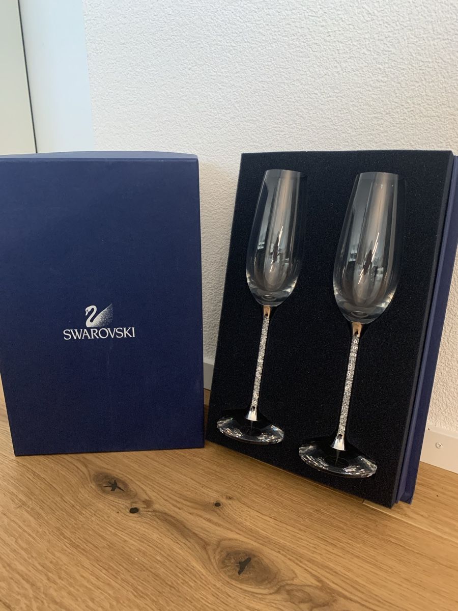 Swarovski Bicchieri: Swarovski Chapagner-Gläser – Nuovo e nell'imballaggio originale da Breitenbach venduto da tinkerbell25