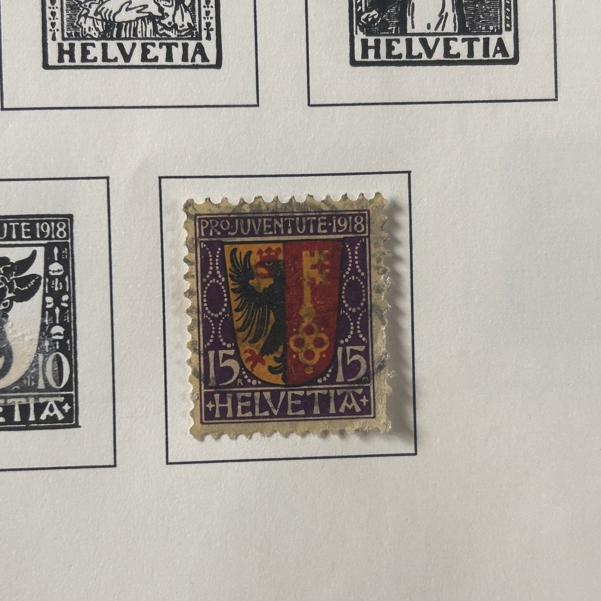 Tutti i francobolli: Alte Schweizer Briefmarken ab 1913 – Usato da Laufen venduto da belleskulptur 1