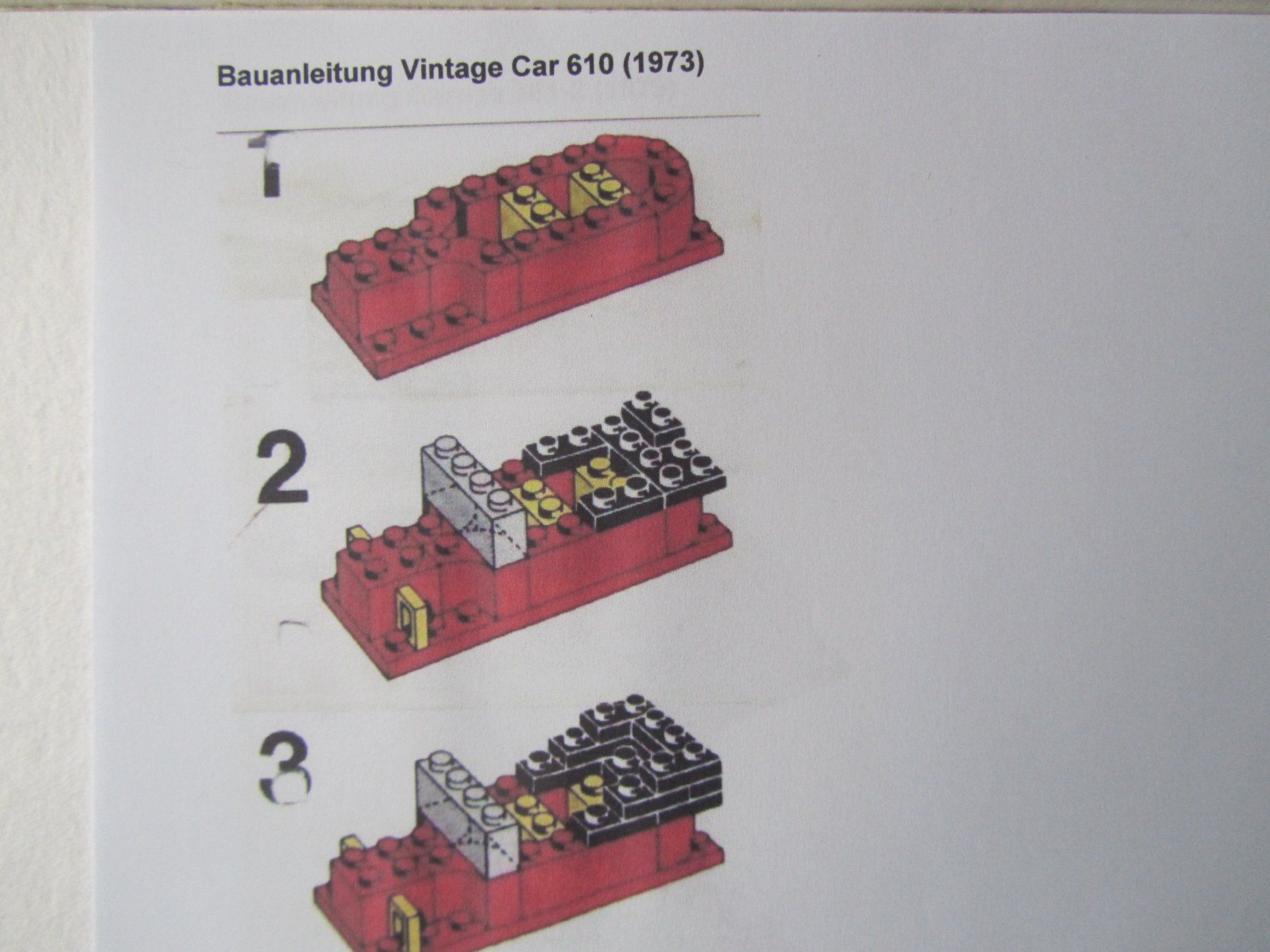 Lego Giocattoli: Lego Auto Oldtimer, Nr. 610 von 1973 – Usato da Weiningen ZH venduto da dietsch57 6