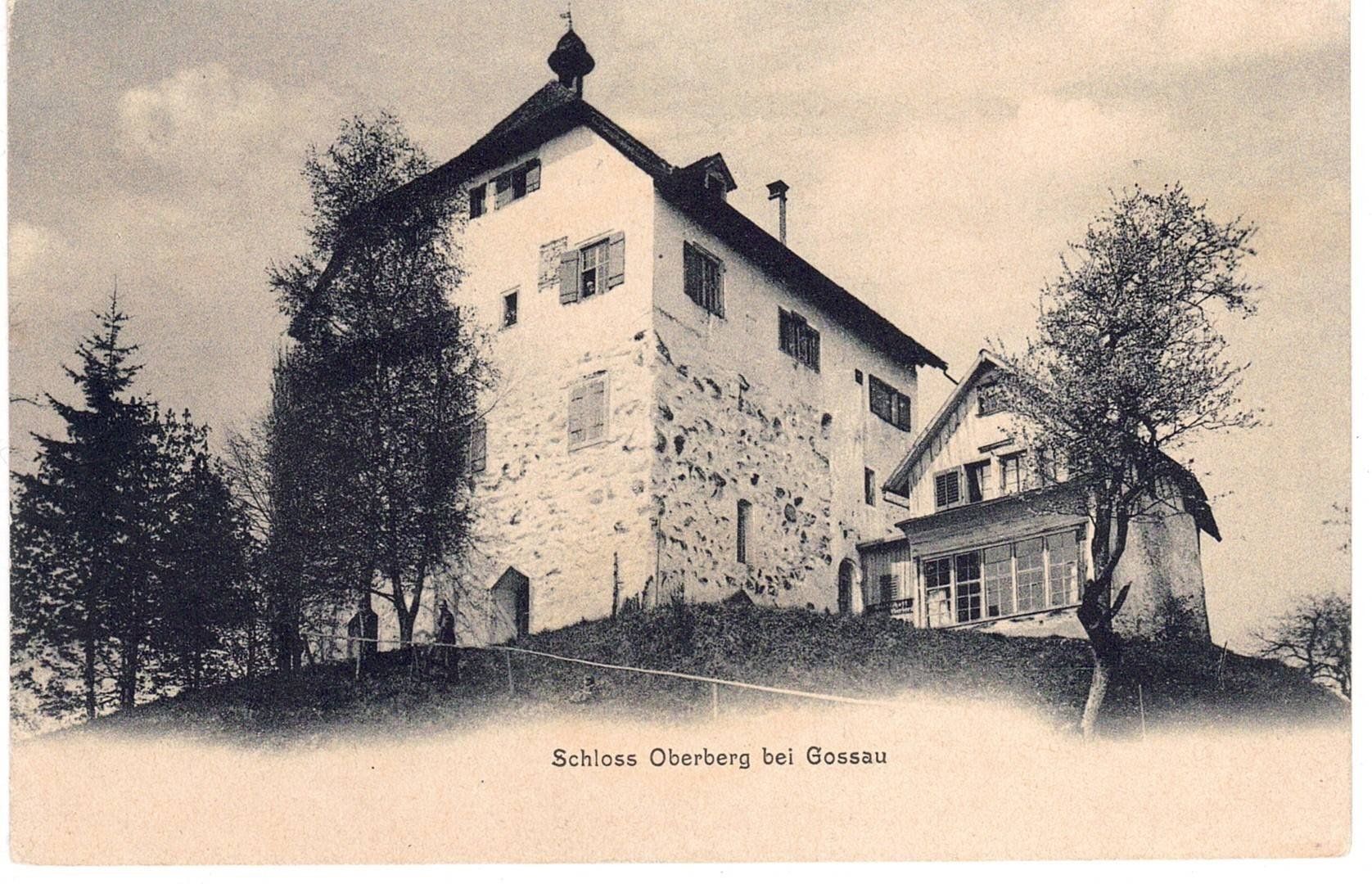 Cartoline postali: 1906 Schloss Oberberg bei Gossau – Usato da Kreuzlingen venduto da Koi4