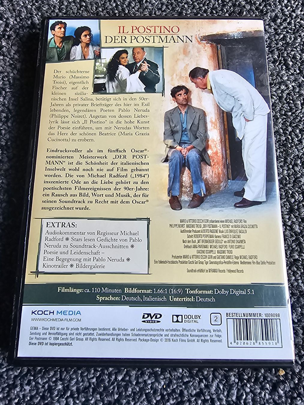 Alle DVDs: Il Postino - Der Postmann (20742) – Gebraucht aus Ruswil von jan_bxl5 1