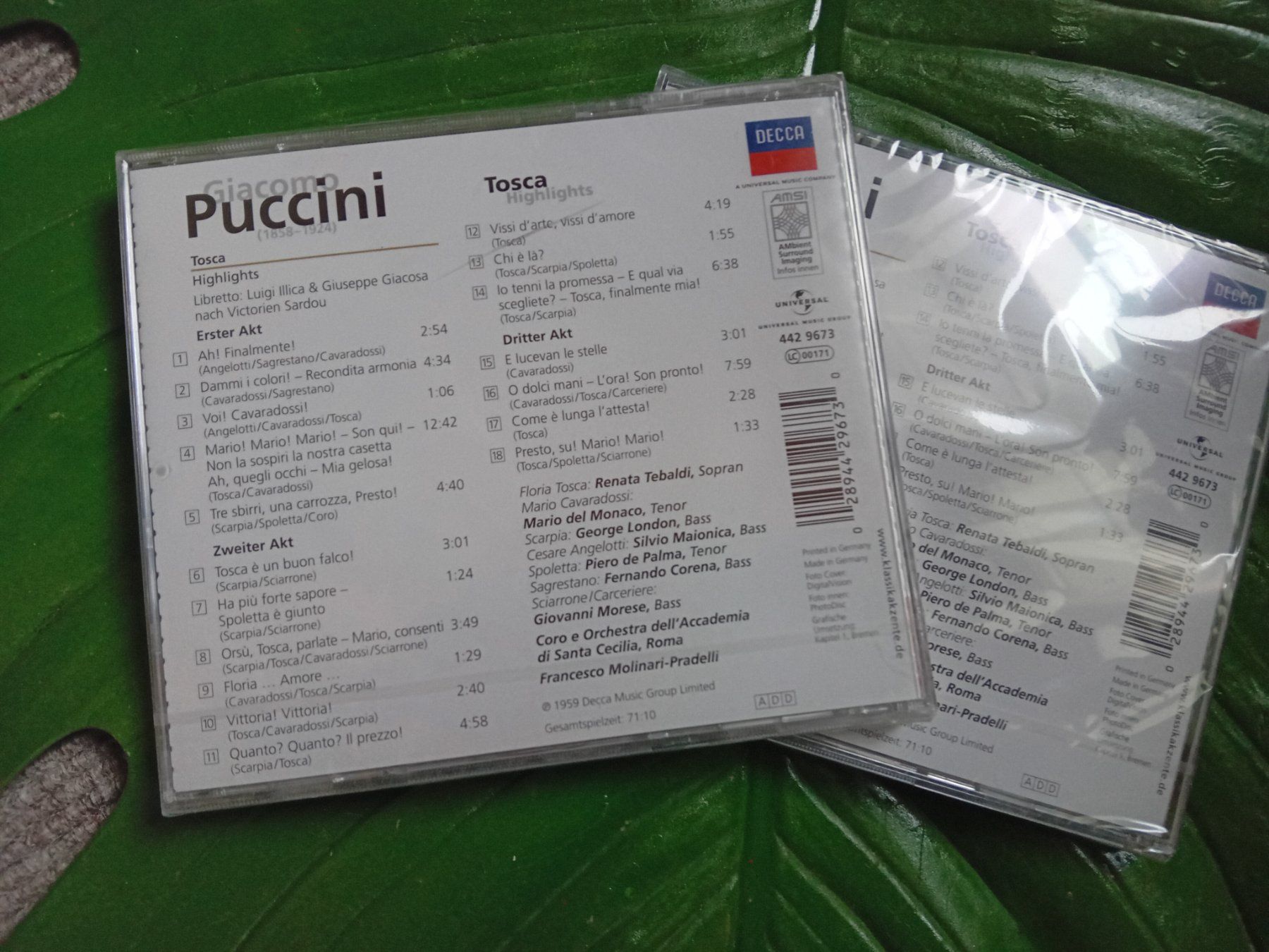 CD: Tosca Highlights - Giacomo Puccini - CD – Nuovo e nell'imballaggio originale da Rüthi (Rheintal) venduto da titlis07 1