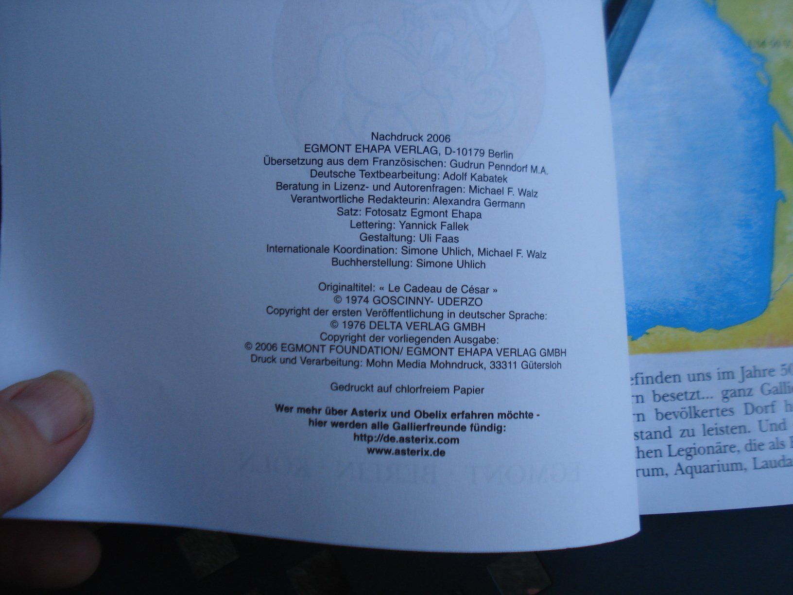 Fumetti: Asterix, Das Geschenk Cäsars, 2006,  neuwertig – Usato da Niederwil AG venduto da morostahu 1
