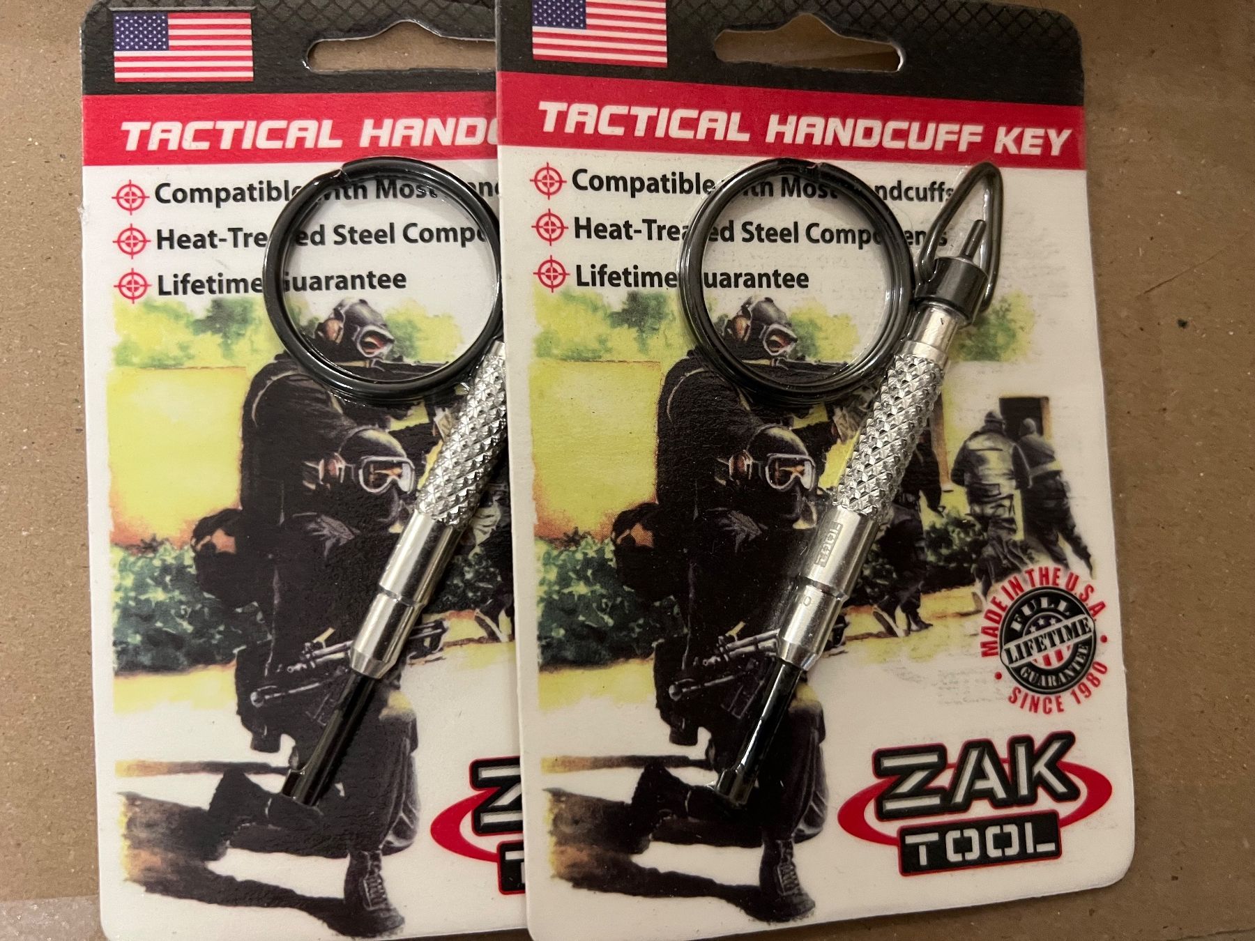 Altro per Eventi aziendali & Feste: ZAK Tool Handschellenschluessel Tactical – Nuovo e nell'imballaggio originale da Mels venduto da Grethi