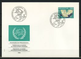 1983, FDC, UPU (D X) Ergänzungswert
