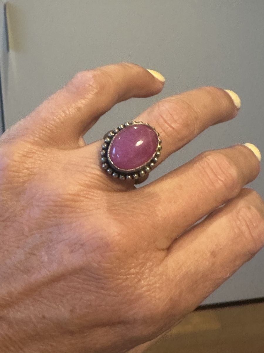 Anelli: Ring Stein pink Gr. 54 – Usato da Diepoldsau venduto da Soleil0425 2