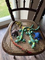 Dekorationstiere Set Reptilien Schlangen Echsen Schildkroete