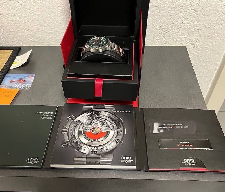 Oris Orologi: Oris Aquis Date 43.5mm - Automatik Fullset – Usato da Zeihen venduto da Swissmade 2