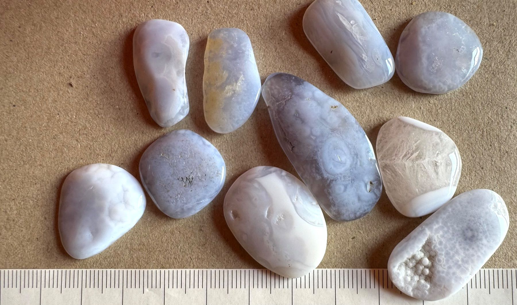 Minerali & Pietre curative: Calzedon.   top Sammlung.  schön poliert – Nuovo e nell'imballaggio originale da Leuggern venduto da gemshow 3