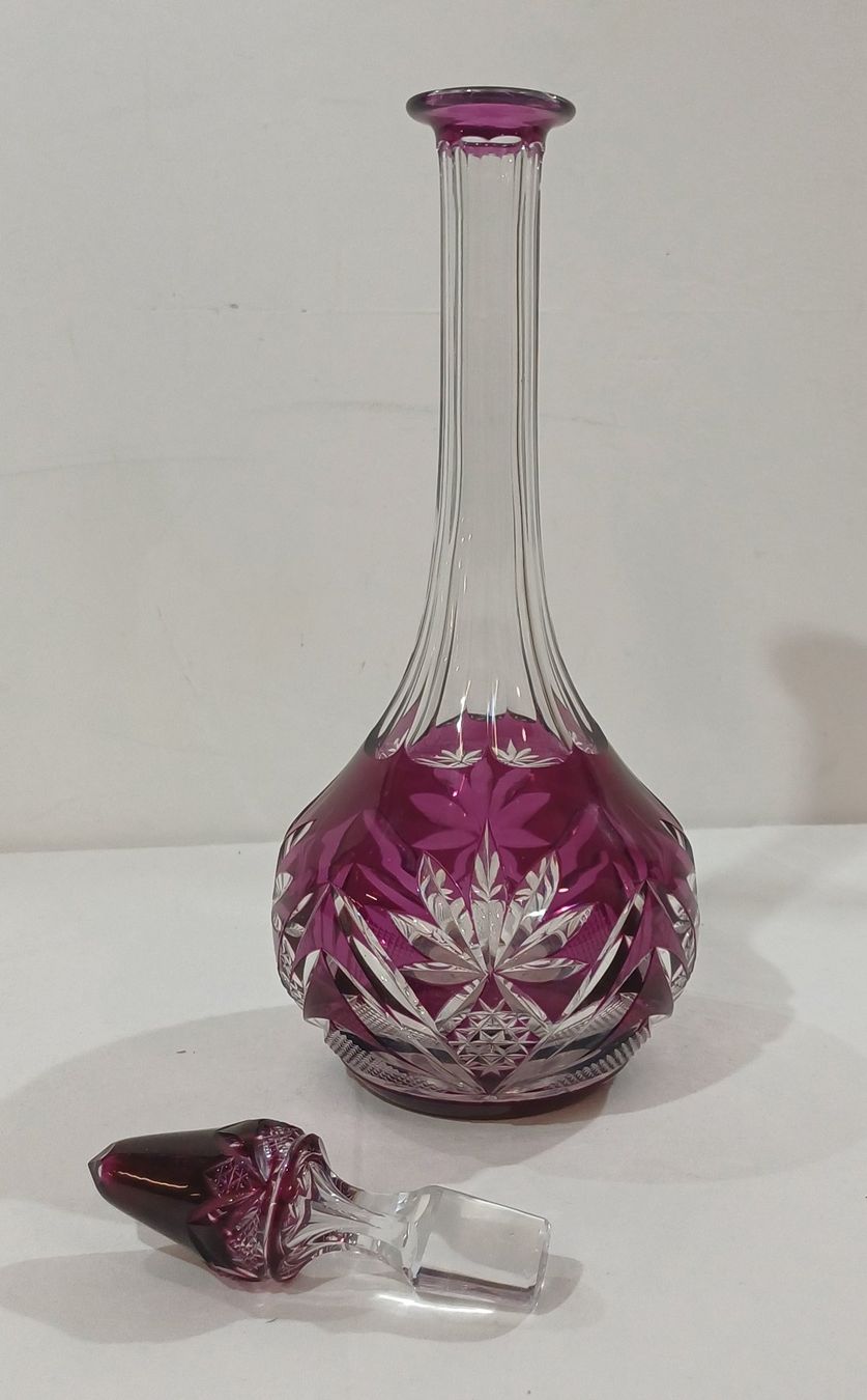Caraffe: Vintage Kristallglas- Karaffe – Usato da Luzern venduto da IG_Arbeit 1