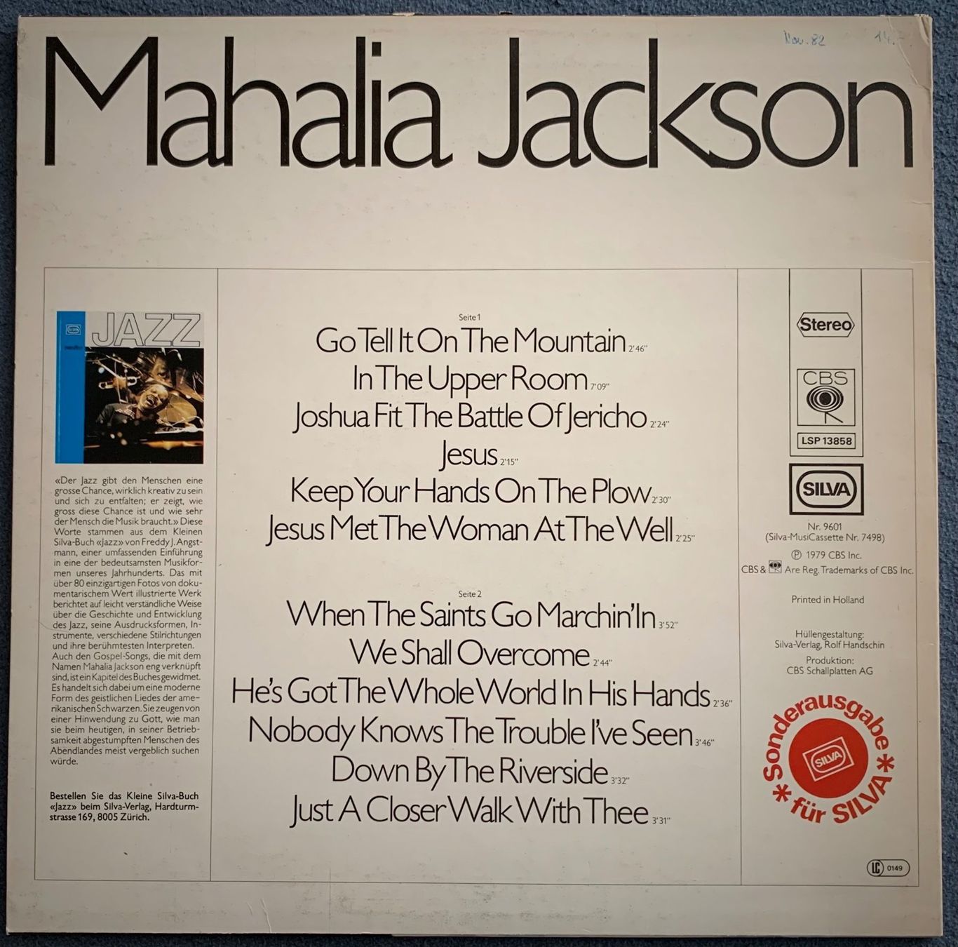 Schallplatten: Mahalia Jackson – Gebraucht aus Spiez von martin-7973 1