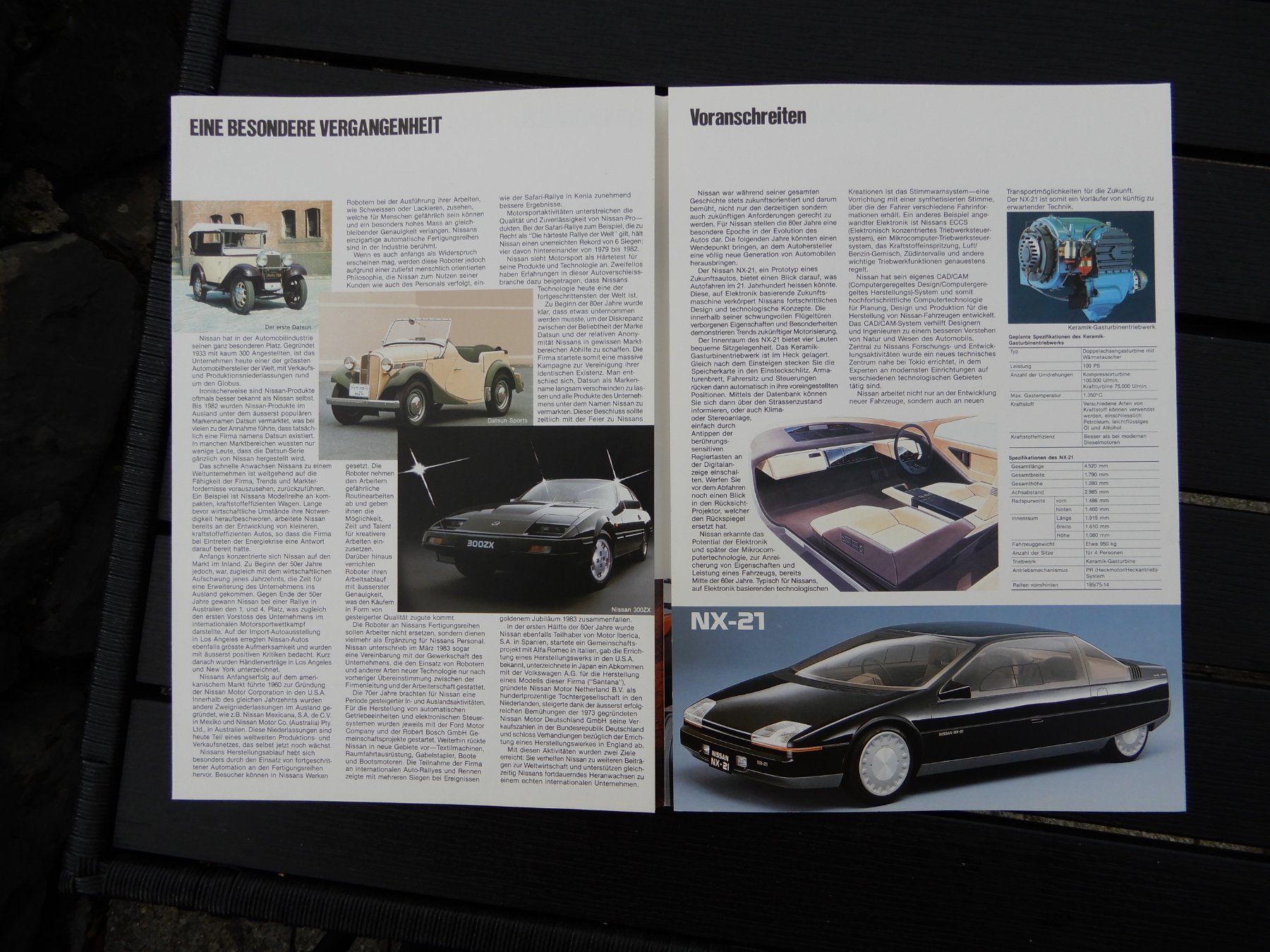 Nissan Dokumente: Nissan Prospekt 300ZX, Laurel – Gebraucht aus Herisau von Fissore 2