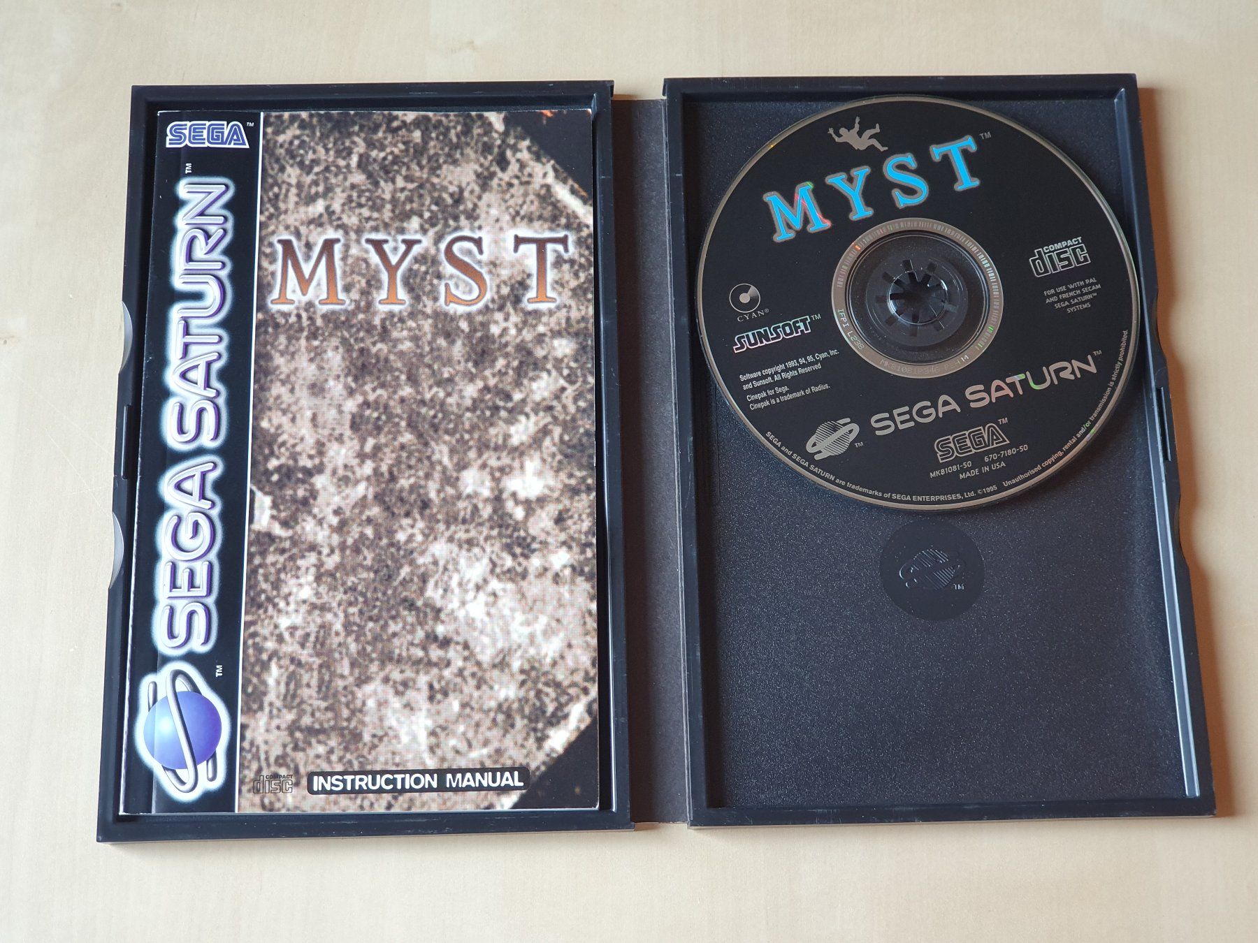 Sega Giochi: Myst Sega Saturn – Usato da Stansstad venduto da collectorsshop 2