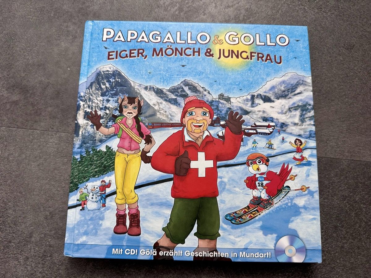 Libri: Papagallo & Gollo Buch mit CD Eiger, Mönch & Jungfrau – Usato da Blumenstein venduto da Thunerin_1987