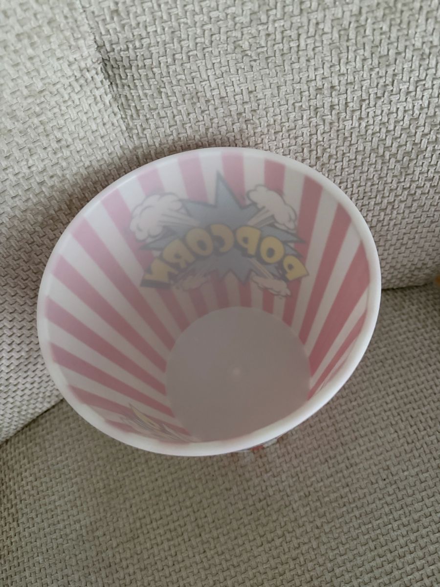 Contenitori & Simili: Popcorn Becher rot-weiss gestreift, gebraucht – Usato da Kefikon TG venduto da jel_72fp 1