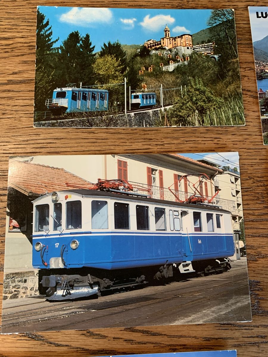 Modellini di ferrovie: Ansichtskarten Tessiner Bahnen – Usato da Winden venduto da EmilNeu 6