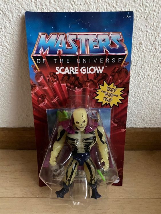 Figurine originale Scare Glow He Man, maîtres de l'univers des