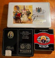 Drei Vintage Zigarrenschachteln  aus Metall, leer