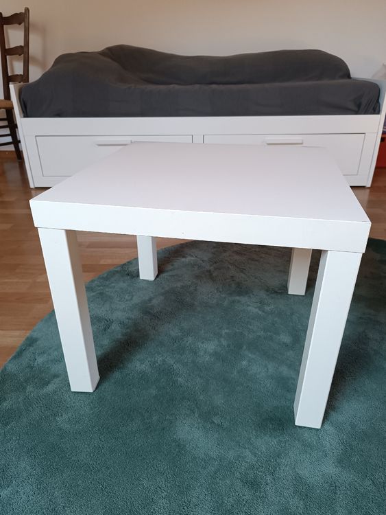 quadratisch weisser Tisch IKEA Lack Kaufen auf Ricardo
