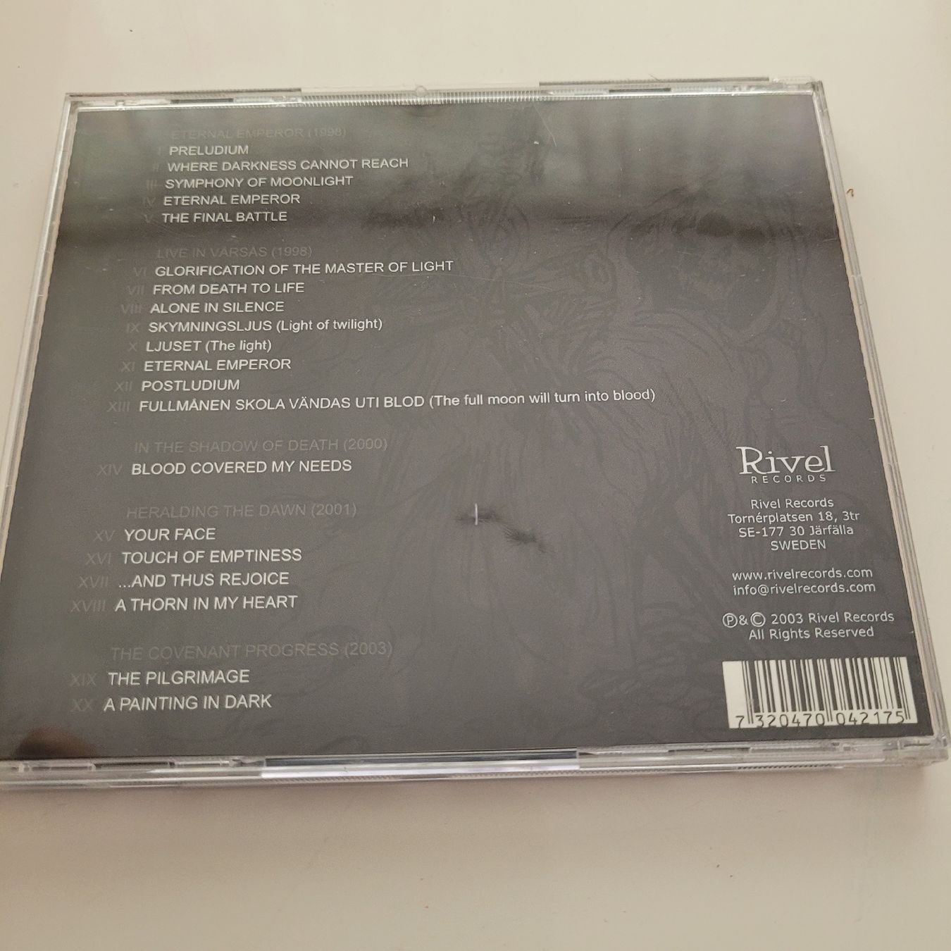 CD: Crimson Moonlight - Songs From The Archives – Usato da Münsingen venduto da Drachenwurst 1