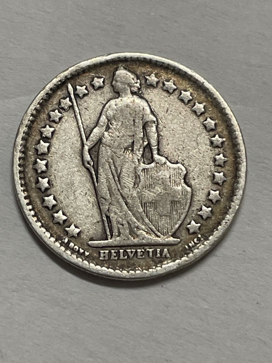 Alle Münzen: 1/2 Fr. 1920 argent – Gebraucht aus Montreux von Pipo7878 1