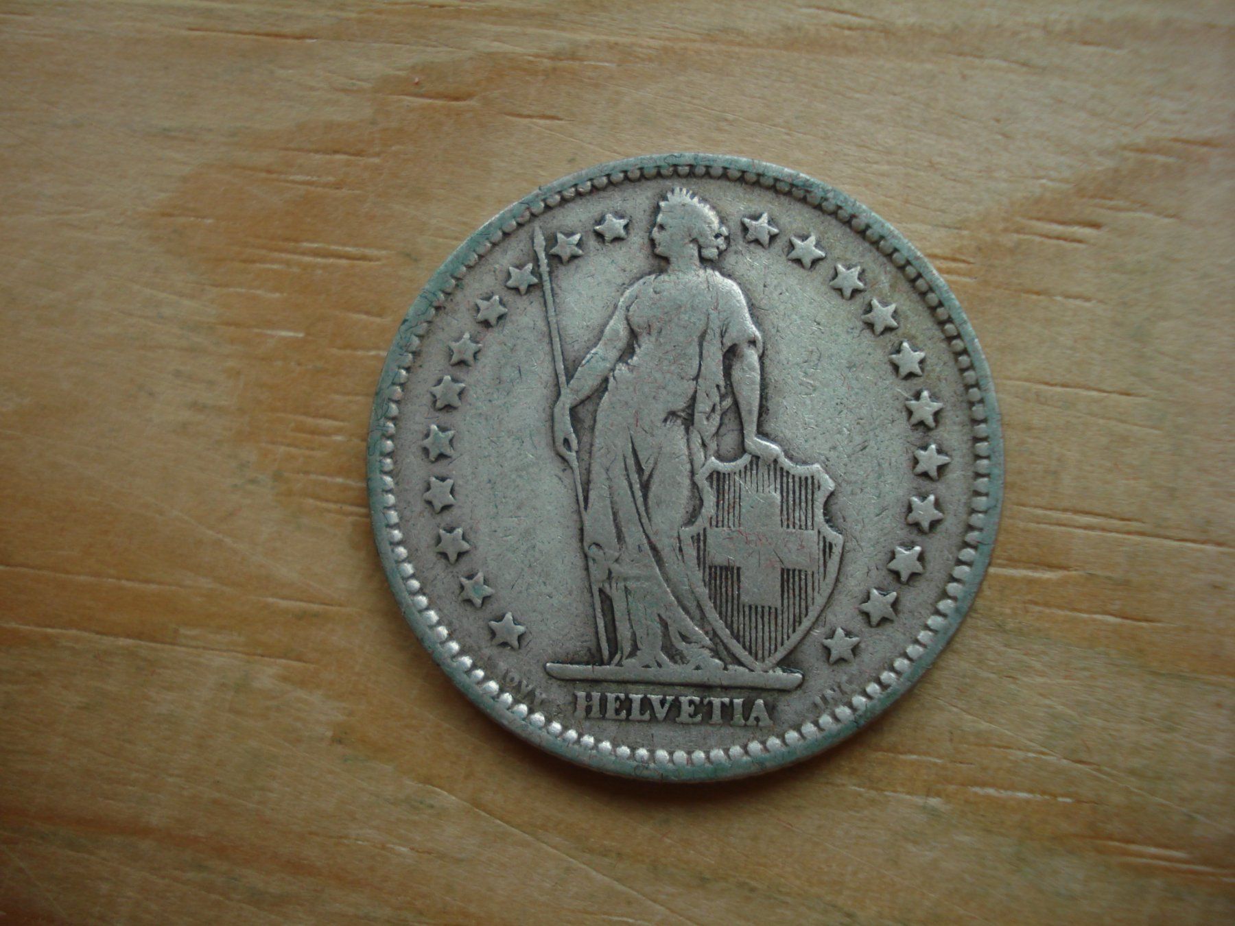 Alle Münzen: (S2) 2 Franken 1894 – Gebraucht aus Erlach von Net-Coins 1