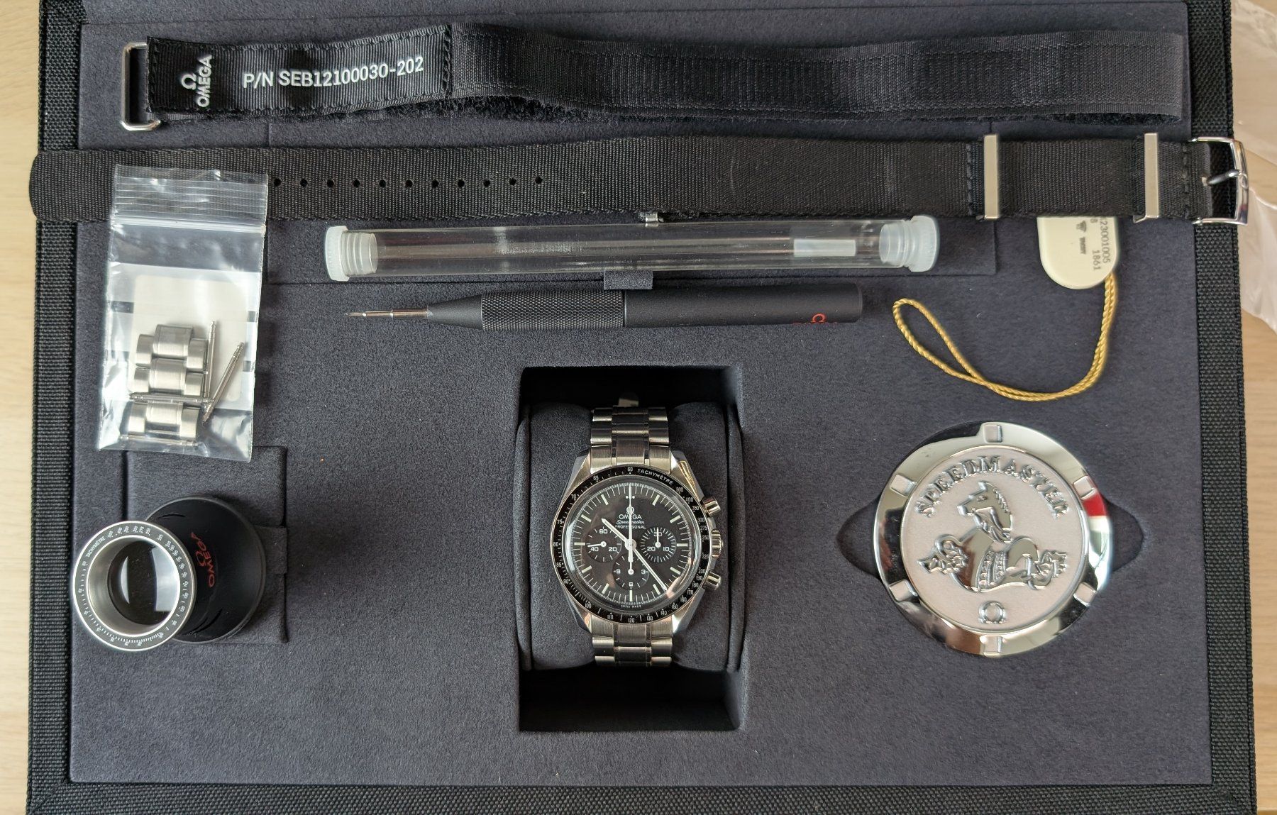 Omega Orologi: Omega Speedmaster Moonwatch Pro – Usato da Vessy venduto da granuleux 9