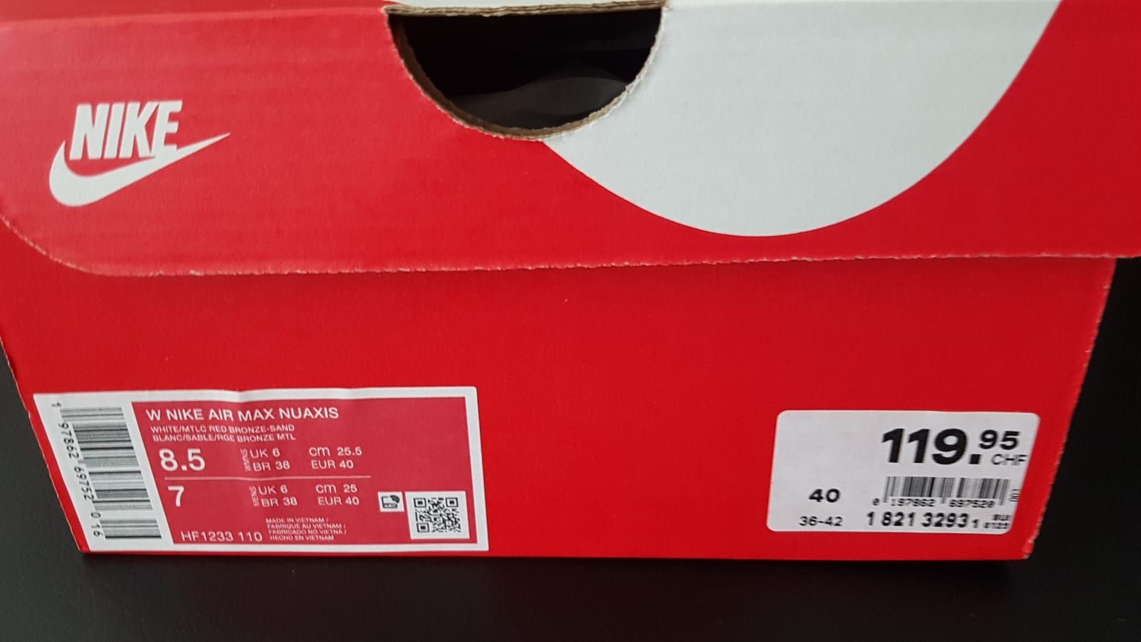 Nike Scarpe da uomo: Nike Air Max NUAXIS Gr.40 – Nuovo e nell'imballaggio originale da Zürich venduto da ata_c8nh 8