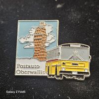 Postauto Oberwallis - Grächen Anstecknadel.