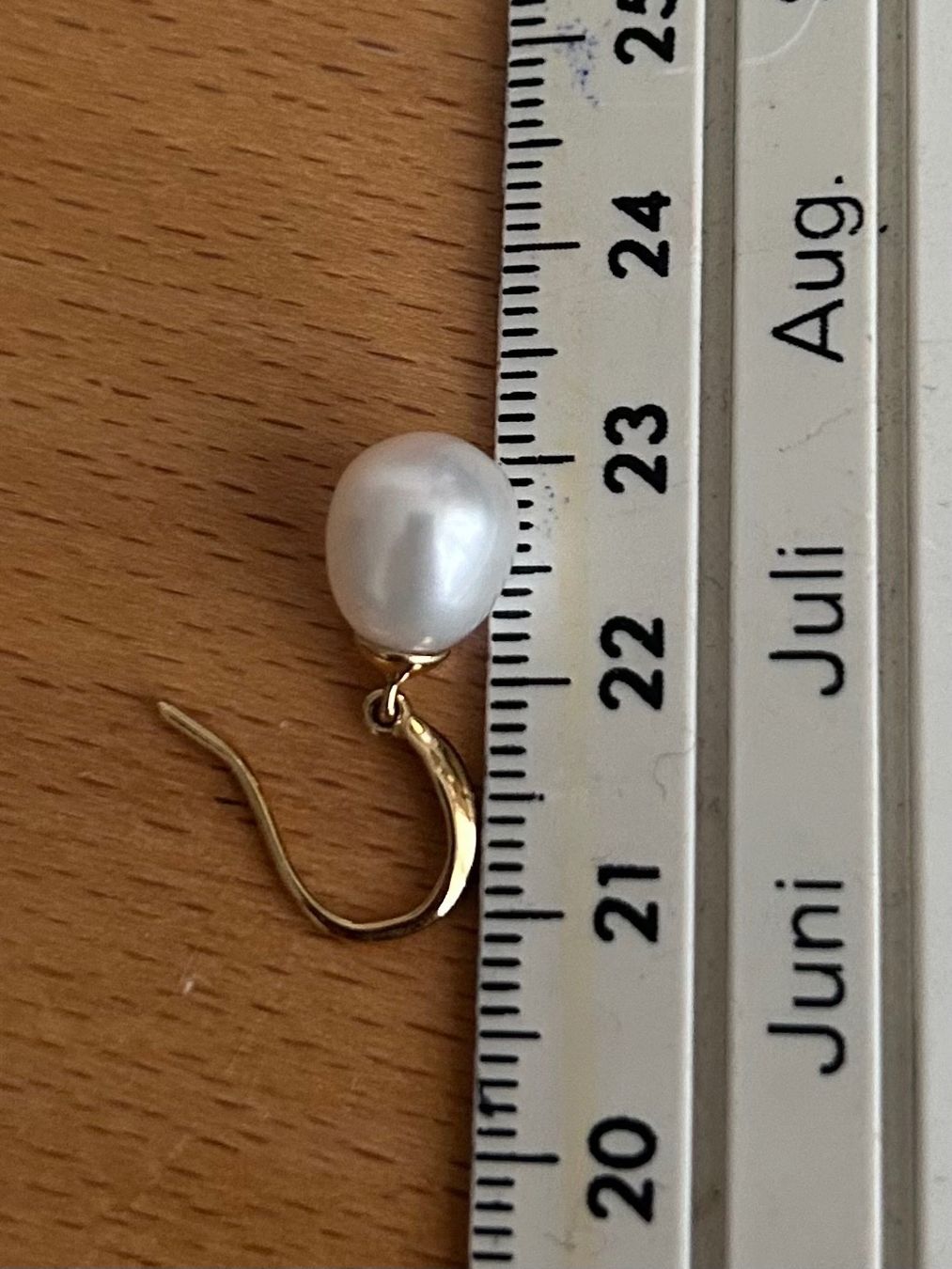 Boucles d'oreille: Elegante Goldohrringe mit Perlen – D'occasion à Horw par mel_j56q 1