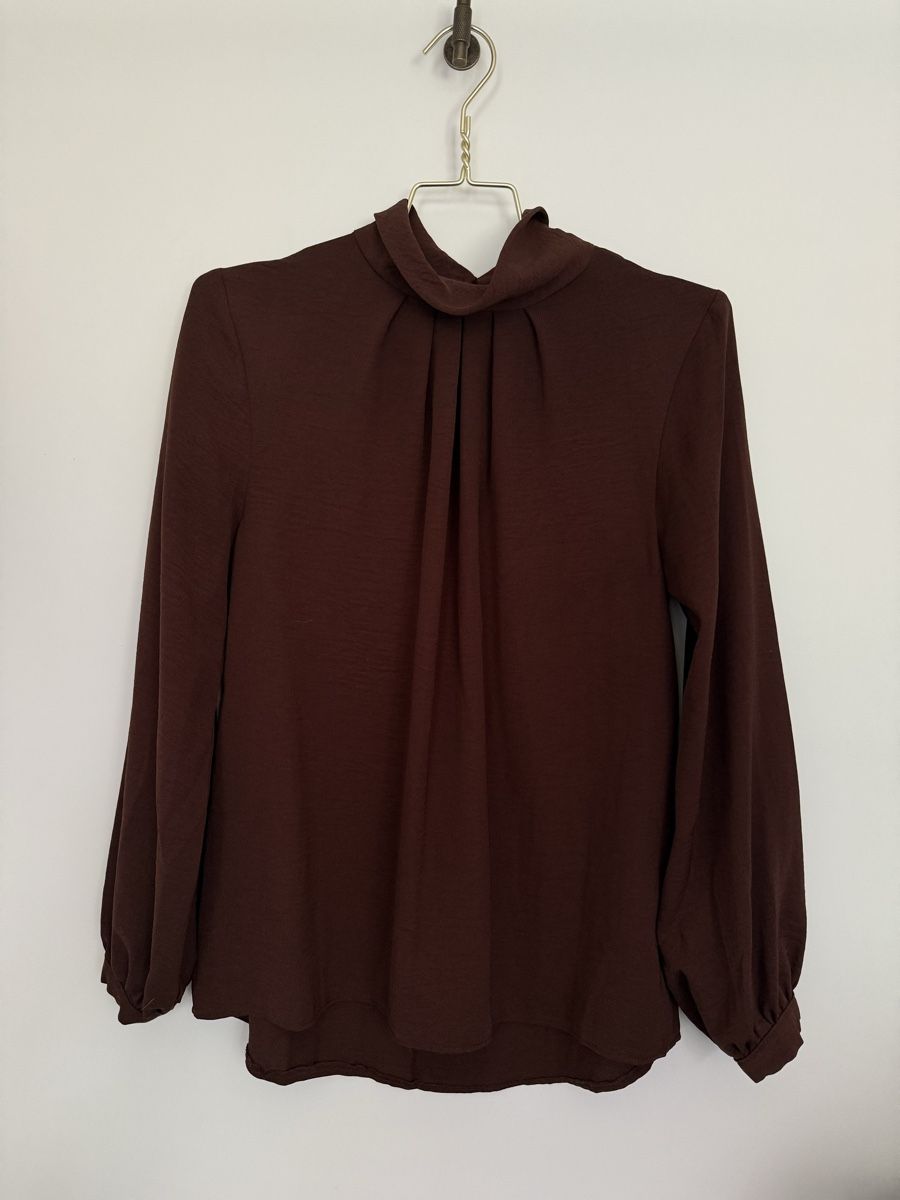 Camicette: Blouse in chocolate brown NEW – Nuovo e nell'imballaggio originale da Zürich venduto da eve_m2gr 2