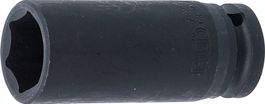 Kraft-Steckschlüssel-Einsatz, Sechskant, tief, (1/2),  22mm