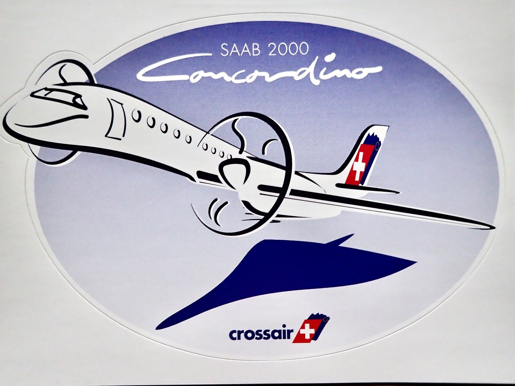 Sticker: 4 Crossair Aufkleber – Nuovo (secondo la descrizione) da Lodano venduto da mabianco 2