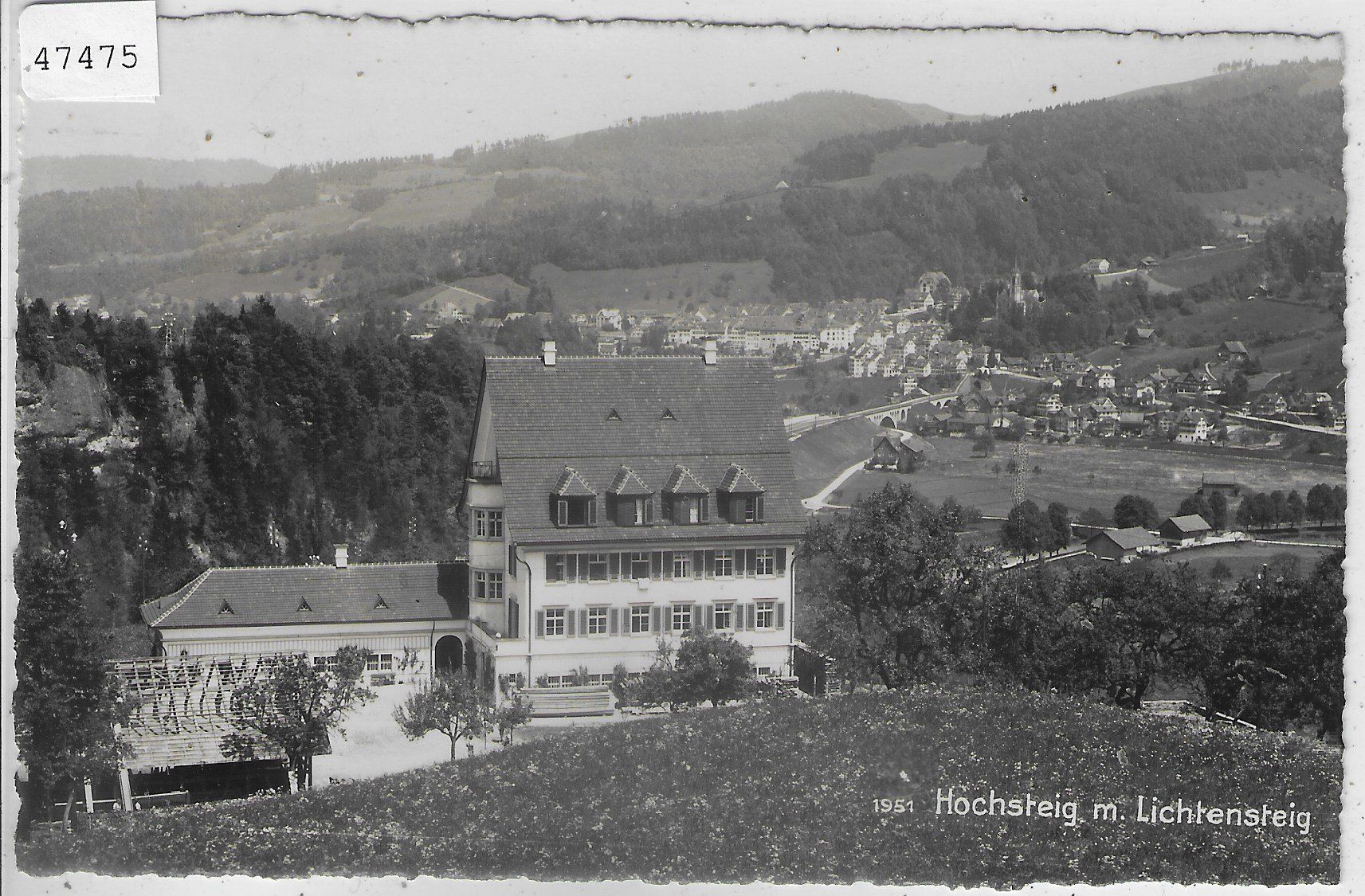 Cartes postales: Hochsteig mit Lichtensteig – D'occasion à Ettingen par Kartenplanet