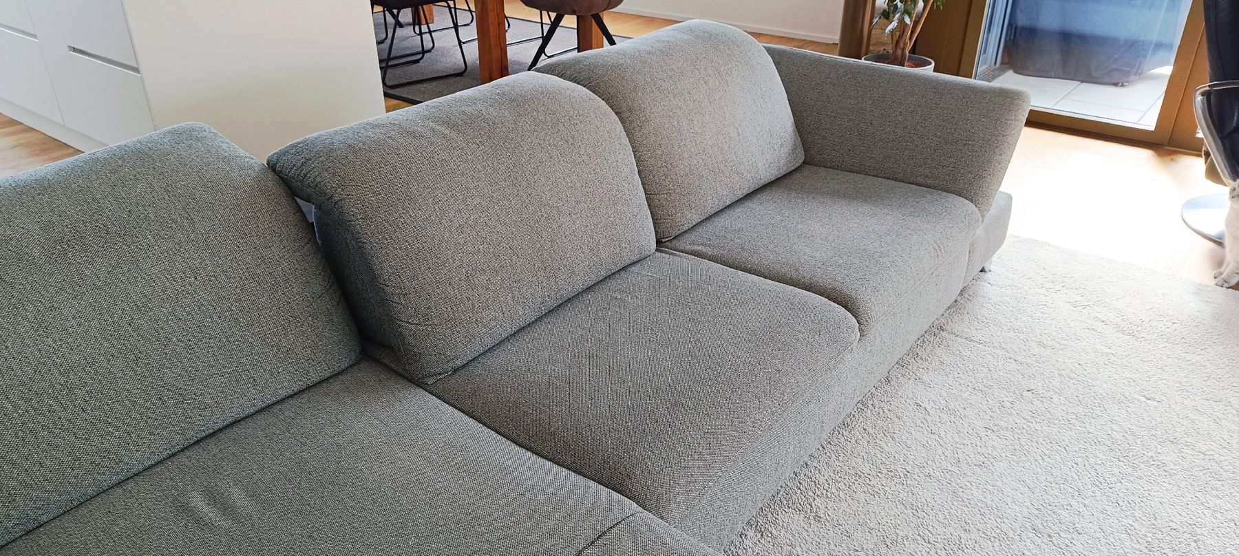 Divani: Ecksofa W.Schillig Stoff Grau mit Schlaffunktion  – Usato da Kreuzlingen venduto da sgolita 2