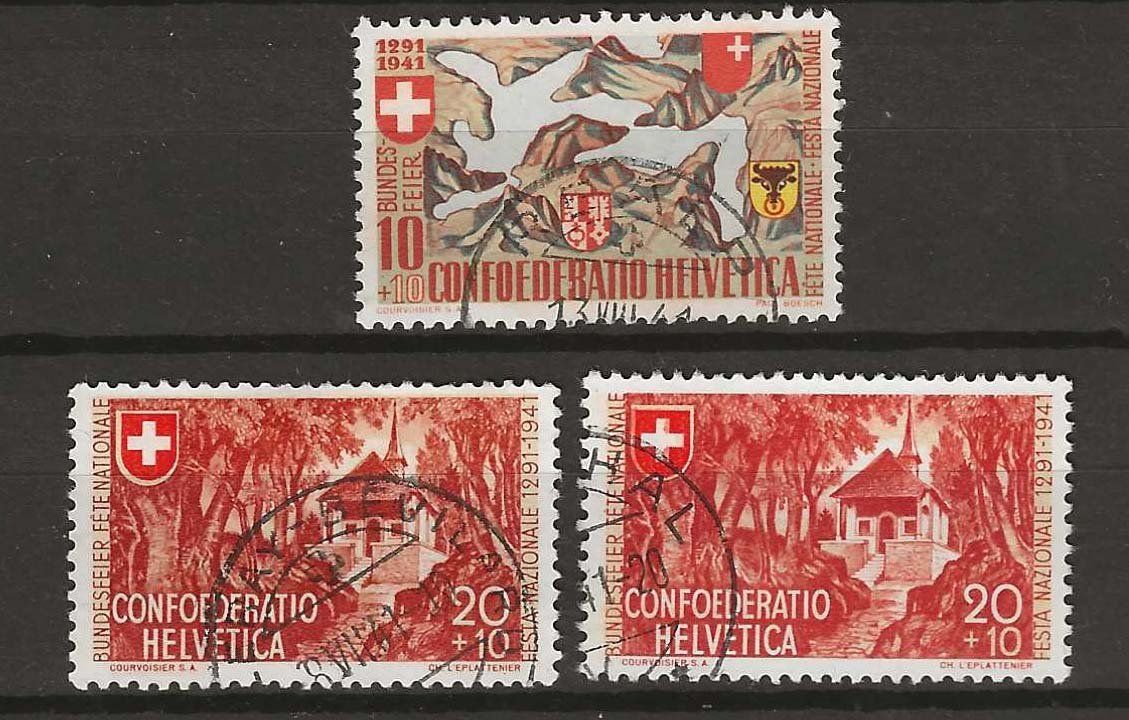 Tutti i francobolli: PP041 - Pro Patria 1941 obl. (avec B14c) – Usato da Trélex venduto da Phil_Albert
