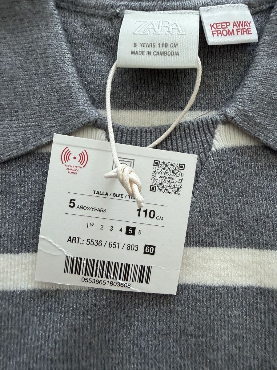 Zara Maglioni & Felpe: ZARA Pullover mit Kragen NEU Gr.110 – Nuovo e nell'imballaggio originale da Zug venduto da kow_6xr6 2
